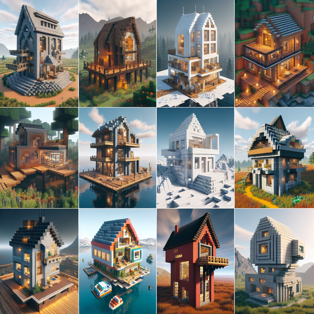 10 Innovative Rumah Minecraft Designs to Inspire Your Next Build